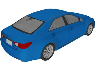 Toyota Mark X 3D Model preview