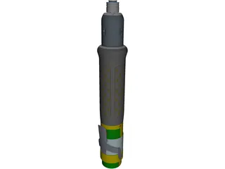 Atlas Copco Screwdriver 3D Model preview