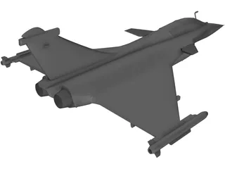 Dassault Rafale 3D Model preview