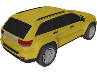 Jeep Grand Cherokee (2012) 3D Model preview