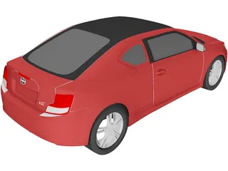 Scion tC 3D Model preview