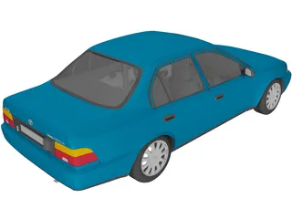 Toyota Corolla 1.6 XE.I. 3D Model preview