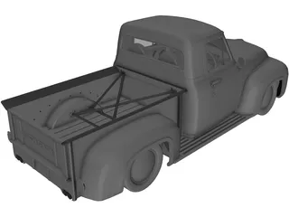 Ford F-100 (1955) 3D Model preview
