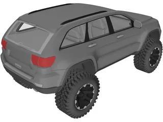 Jeep Grand Cherokee Off-Road Edition (2012) 3D Model preview