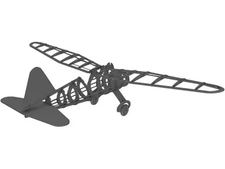 Westland Lysander 3D Model preview