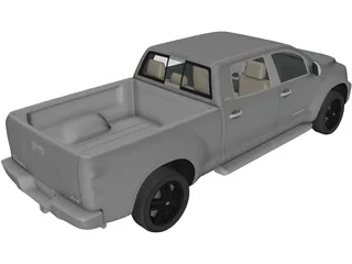 Toyota Tundra Pick Up (2008) 3D Model preview