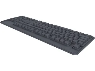 HP Keyboard 3D Model preview