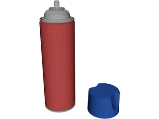 Paint Can 3D Model preview