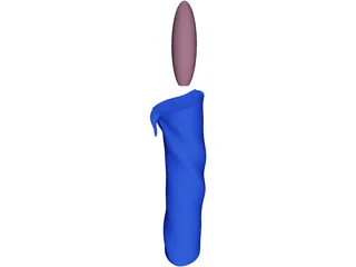 Candle 3D Model preview