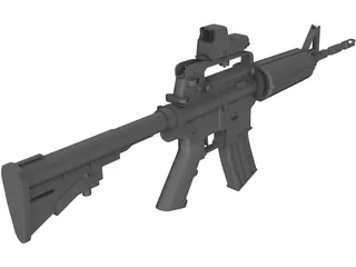 M16 3D Model preview
