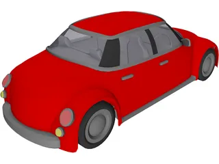 Sedan Concept 3D Model preview