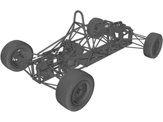 Chassis F600 3D Model preview