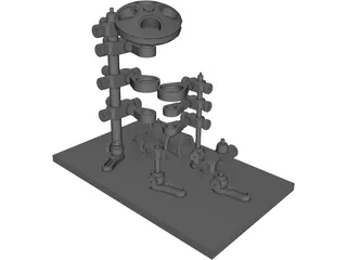 Miniature Confocal System 3D Model preview