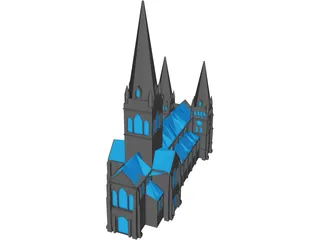 St. Pauls Cathedral 3D Model preview