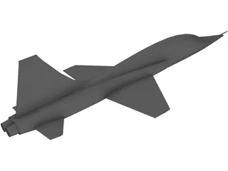 Northrop T-38 Talon 3D Model preview