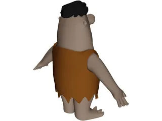 Fred Flintstone 3D Model preview