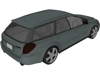 Subaru Outback 3D Model preview