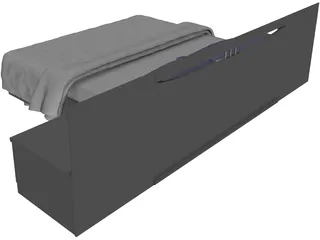 Bed 3D Model preview