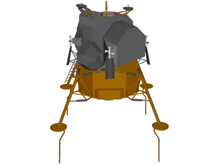 Apollo Lunar Module LEM 3D Model preview