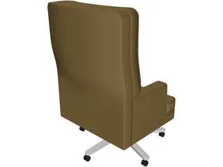 Chair Executive 3D Model preview