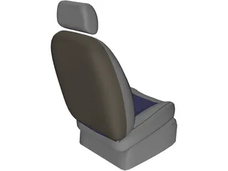 Car Seat 3D Model preview