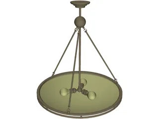 Lamp Hanging 3D Model preview