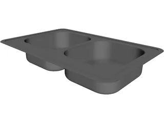 Kitchen Sink 3D Model preview