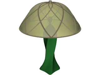 Lamp Table 3D Model preview
