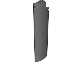 Bic Cigarette Lighter 3D Model preview