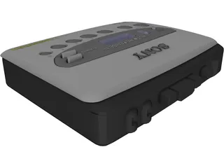 Sony Walkman 3D Model preview