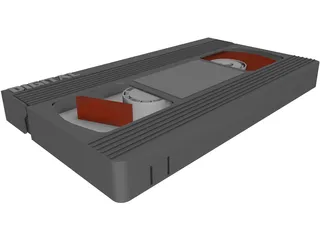 Videotape Digital 3D Model preview