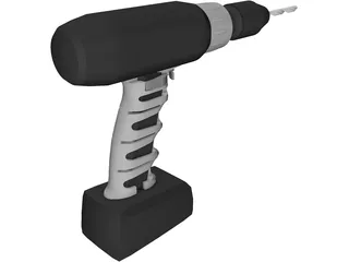 Drill Cordless 3D Model preview