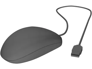 Computer Mouse 3D Model preview