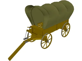 Wagon 3D Model preview