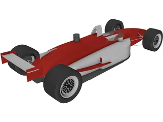 Indy Car 3D Model preview