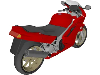 Honda VFR750RC36 3D Model preview
