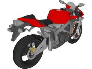 Honda CBR600 Street 3D Model preview