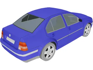Volkswagen Bora 3D Model preview