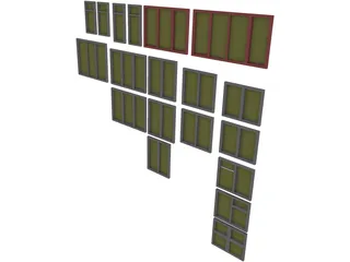 Windows Collection 3D Model preview