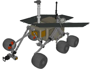 Athena Mars Rover 3D Model preview