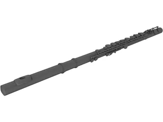Flute 3D Model preview