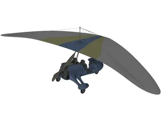 Microlight 3D Model preview