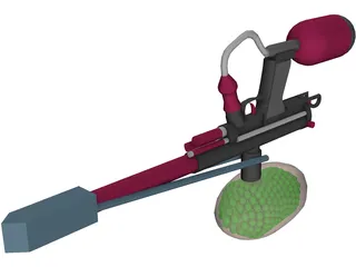 Paintball Marker/Gun 3D Model preview