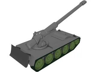 M110 SP Artillery 3D Model preview