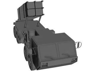 MIM-101 Patriot Mounted 3D Model preview
