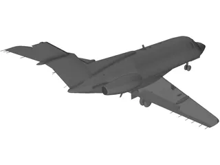 British Aerospace BAe 125 3D Model preview