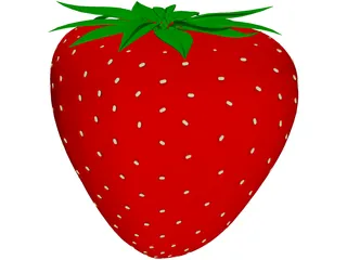 Strawberry 3D Model preview