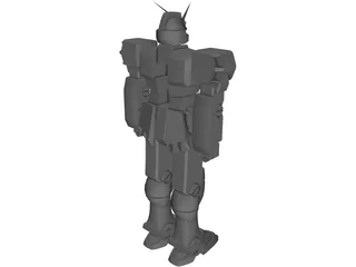 Gundam 3D Model preview