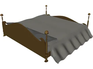 Bed 3D Model preview