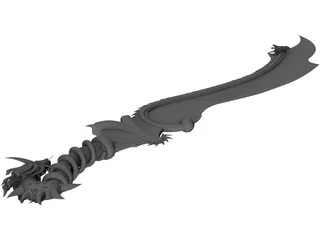 Sword Khans Death 3D Model preview